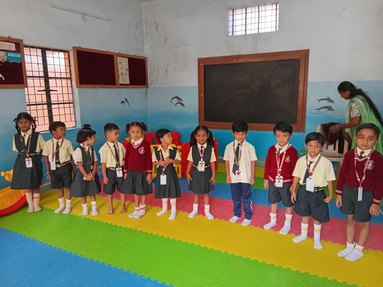 Joyful exploration at pre-school
